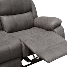 Load image into Gallery viewer, Wilson Manual 3 Seater Recliner Sofa - Brown