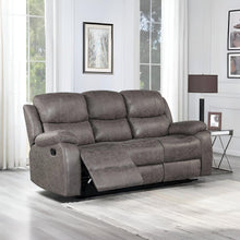 Load image into Gallery viewer, Wilson Manual 3 Seater Recliner Sofa - Brown
