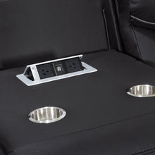 Load image into Gallery viewer, Mandan Electric Recliner Corner Sofa - Black