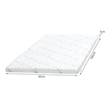 Load image into Gallery viewer, Betalife Zonelux 5 Zone Gel Memory Foam Mattress Topper - Single