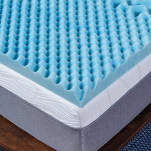 Load image into Gallery viewer, Zonelux 5 Zone Gel Memory Foam Mattress Topper - King