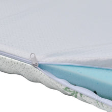 Load image into Gallery viewer, Zonelux 5 Zone Gel Memory Foam Mattress Topper - King