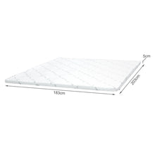 Load image into Gallery viewer, Zonelux 5 Zone Gel Memory Foam Mattress Topper - Super King