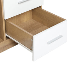 Load image into Gallery viewer, Harris 2 Door Wardrobe with 3 Drawers - Oak+White