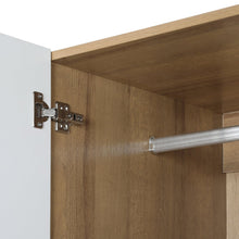Load image into Gallery viewer, Harris 4 Door Wardrobe with 3 Drawers - Oak+White