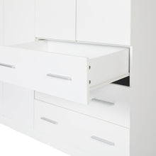Load image into Gallery viewer, Tongass 4 Door Wardrobe with 3 Drawers - White