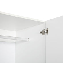Load image into Gallery viewer, Tongass 4 Door Wardrobe with 3 Drawers - White