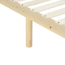 Load image into Gallery viewer, Ohio Single Wooden Bed Base - Natural