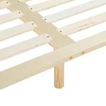 Load image into Gallery viewer, Ohio Double Wooden Bed Base - Natural