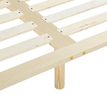 Load image into Gallery viewer, Ohio Queen Wooden Bed Base - Natural