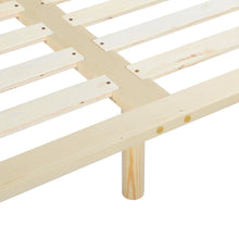 Load image into Gallery viewer, Ohio King Wooden Bed Base - Natural