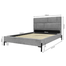 Load image into Gallery viewer, Lawson Queen Bed Frame - Grey