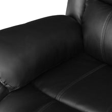 Load image into Gallery viewer, Wilson Manual 2 Seater Recliner Sofa - Black