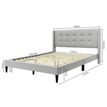 Load image into Gallery viewer, Sealy Queen Bed Frame - Silver
