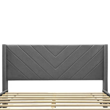 Load image into Gallery viewer, Bassie Queen Bed Frame - Light Grey
