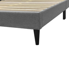 Load image into Gallery viewer, Bassie Queen Bed Frame - Light Grey