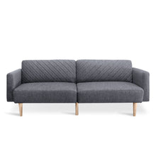 Load image into Gallery viewer, Cordova 3 Seater Sofa Bed - Dark Grey
