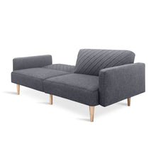 Load image into Gallery viewer, Cordova 3 Seater Sofa Bed - Dark Grey