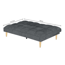 Load image into Gallery viewer, Barton 3 Seater Sofa Bed - Dark Grey