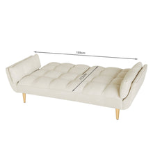 Load image into Gallery viewer, Dover 3 Seater Sofa Bed - Beige