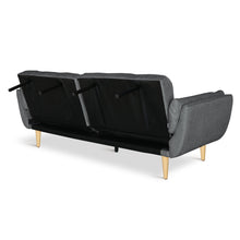 Load image into Gallery viewer, Dover 3 Seater Sofa Bed - Dark Grey