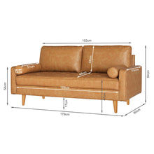 Load image into Gallery viewer, Chester 3 Seater Sofa - Honey Tan