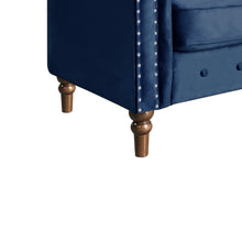 Load image into Gallery viewer, Chesley Velvet Occasional Chair - Navy Blue