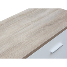 Load image into Gallery viewer, Bram Tallboy 5 Drawer Chest Dresser - Oak + White