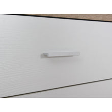 Load image into Gallery viewer, Bram Low Boy 8 Drawer Chest Dresser - Oak + White