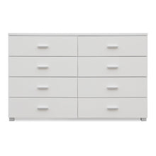 Load image into Gallery viewer, Bram Low Boy 8 Drawer Chest Dresser - White