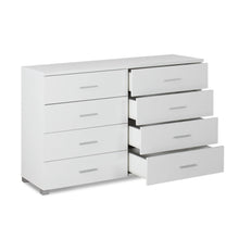 Load image into Gallery viewer, Bram Low Boy 8 Drawer Chest Dresser - White