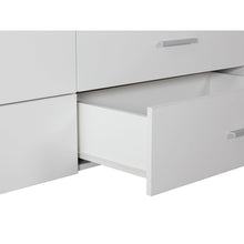 Load image into Gallery viewer, Bram Low Boy 8 Drawer Chest Dresser - White