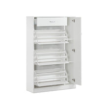 Load image into Gallery viewer, Horotea 4 Drawer Shoe Cabinet Storage Rack - White