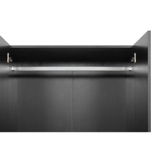 Load image into Gallery viewer, Bram 2 Door Wardrobe with 2 Drawers - Black