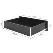 Load image into Gallery viewer, Bram 2 Door Wardrobe with 2 Drawers - Black
