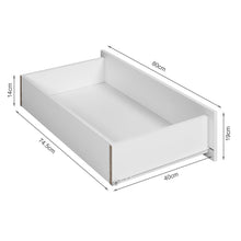 Load image into Gallery viewer, Bram 2 Door Wardrobe with 2 Drawers - White