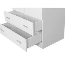 Load image into Gallery viewer, Bram 2 Door Wardrobe with 2 Drawers - White