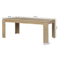 Load image into Gallery viewer, Azar Dining Table Rectangle 180 X 90cm - Natural