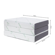 Load image into Gallery viewer, Bamboo Pro Portable Folding Foam Mattress - Single