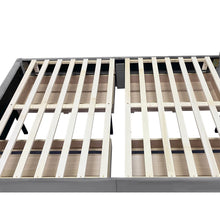 Load image into Gallery viewer, Gower Double Fabric Bed Frame with 4 Drawers - Grey
