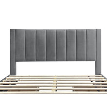 Load image into Gallery viewer, Columbia Queen Fabric Bed Frame with 4 Drawers - Grey