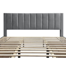 Load image into Gallery viewer, Columbia Super King Fabric Bed Frame with 4 Drawers - Grey