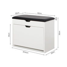 Load image into Gallery viewer, Hawea Wooden Shoe Rack 3 Layer - White