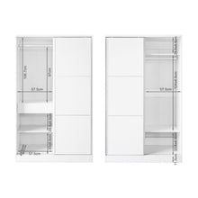 Load image into Gallery viewer, Tonto 120cm Wardrobe With Sliding Doors - White