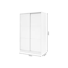 Load image into Gallery viewer, Tonto 120cm Wardrobe With Sliding Doors - White