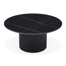 Load image into Gallery viewer, Dylan Ceramic Top Coffee Table 80cm - Black