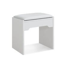 Load image into Gallery viewer, Zinnia 2 Drawer Dressing Table Set 2pcs - White