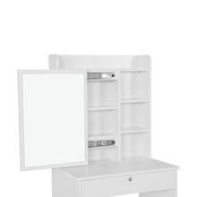 Load image into Gallery viewer, Cyclamen Dressing Table with Drawers Set 2pcs - White