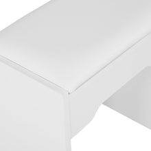 Load image into Gallery viewer, Cyclamen Dressing Table with Drawers Set 2pcs - White