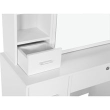 Load image into Gallery viewer, Carnation Dressing Table with Drawers Set 2pcs - White